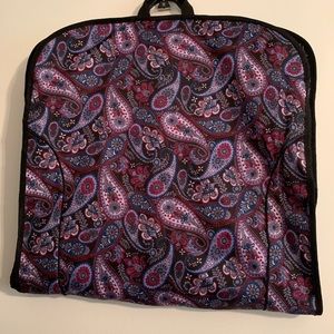 Beautiful paisley purple garment bag